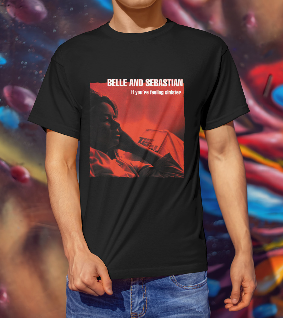 Belle And Sebastian If You're Feeling Sinister Album Cover Red Tone T-Shirt