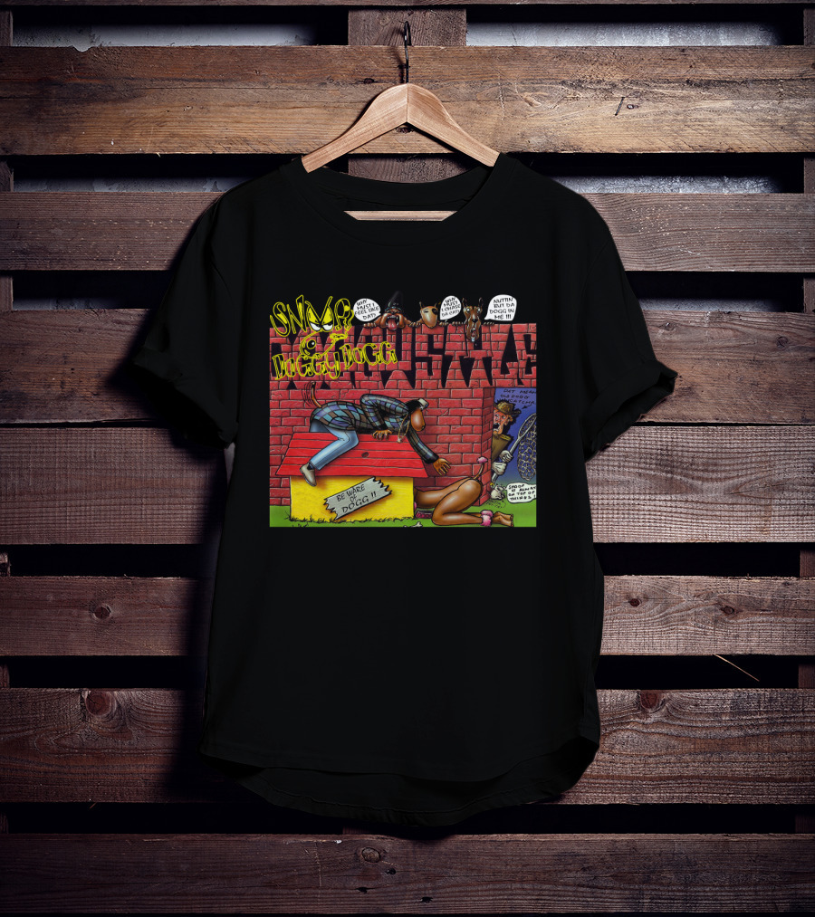 Snoop Doggy Dogg Doggystyle Album Cover Comic Be Ware Of Dogg 1993 T-Shirt