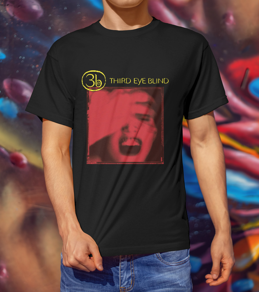 3eb Third Eye Blind Red Portrait Iconic Album Cover T-Shirt