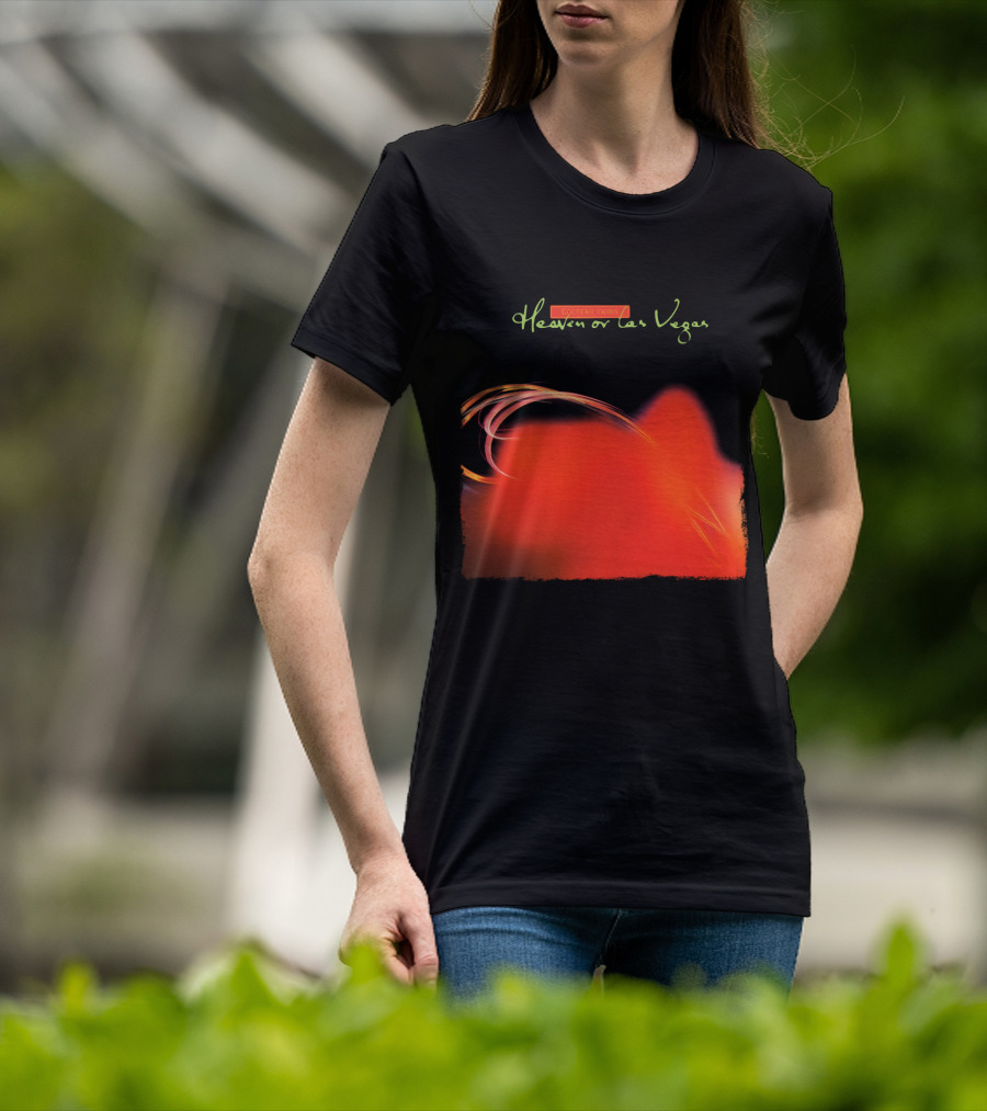 Cocteau Twins Heaven Or Las Vegas Red Abstract Swirl T-Shirt