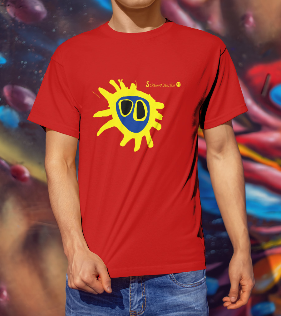 Primal Scream Screamadelica Iconic Sunburst T-Shirt
