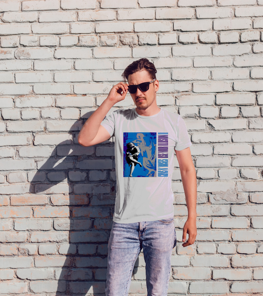 Guns N Roses Use Your Illusion Ii Blue Angel Artwork T-Shirt