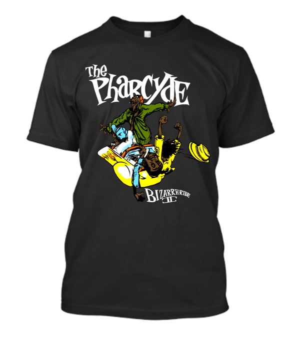 The Pharcyde Bizarre Ride Ii Colorful Animated Characters On Classic Hip-Hop Album Cover T-Shirt