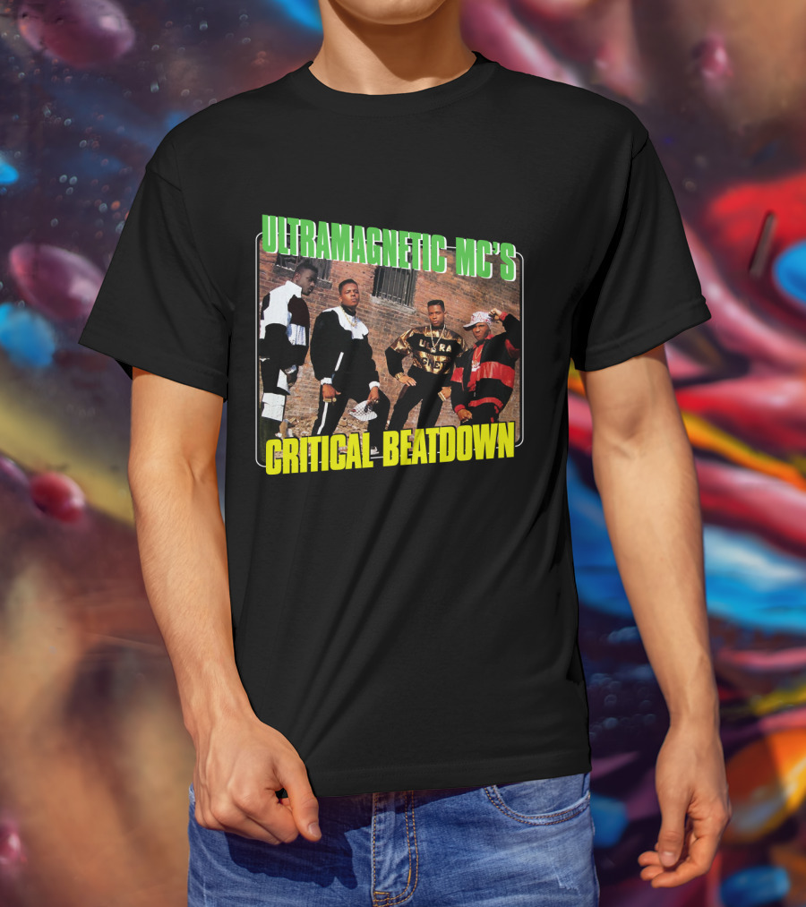 Ultramagnetic MC's Critical Beatdown 1988 Hip Hop Album Cover T-Shirt