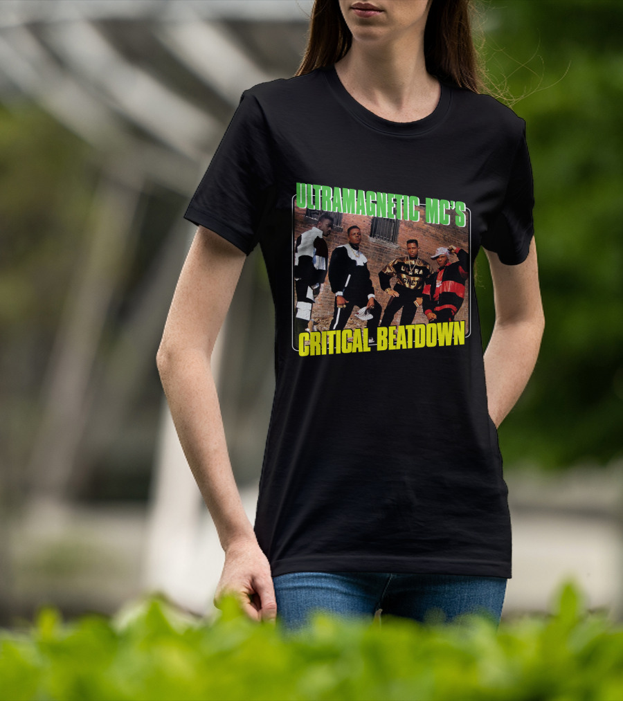 Ultramagnetic MC's Critical Beatdown 1988 Hip Hop Album Cover T-Shirt
