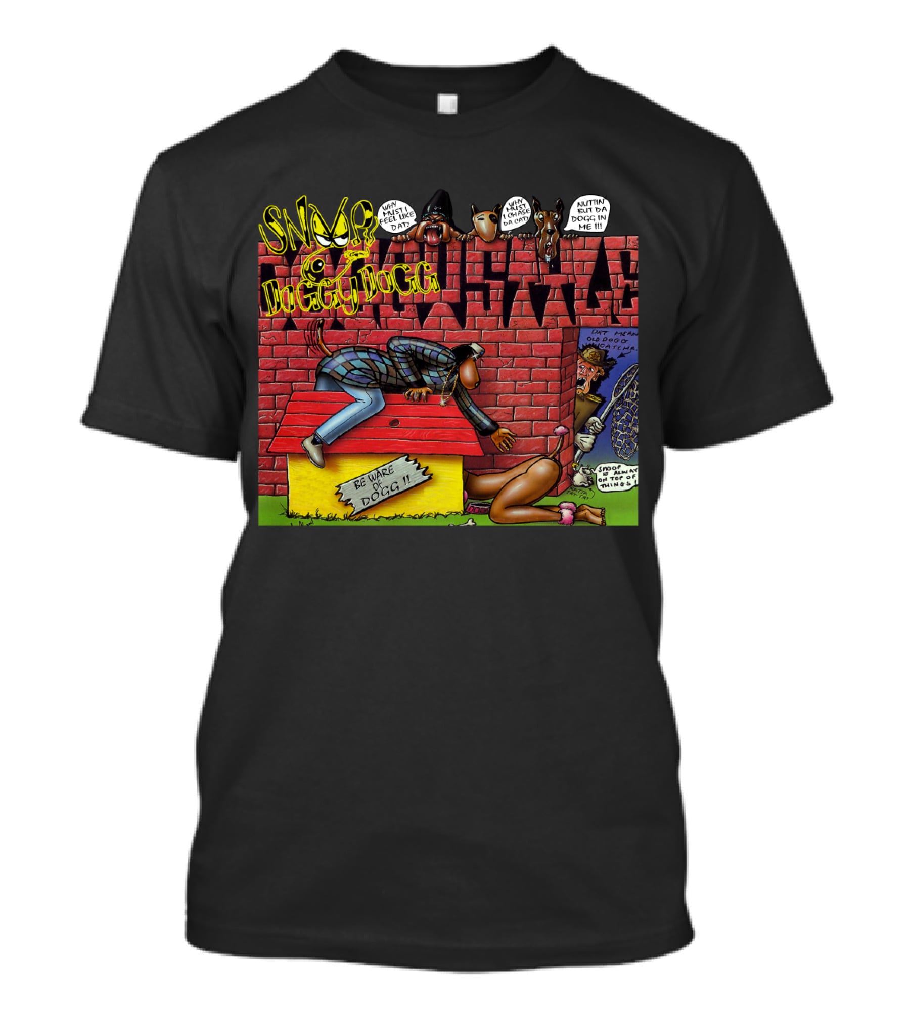 Snoop Dogg Doggystyle Be Ware Of Dogg Album Cover Iconic Artwork T-Shirt