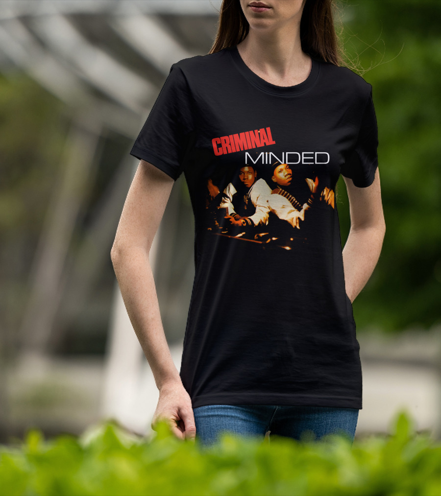 Boogie Down Productions Criminal Minded 1987 Album Cover T-Shirt