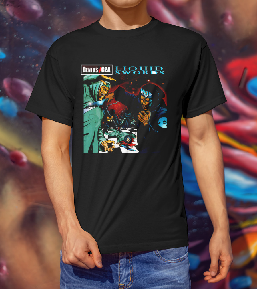 Genius GZA Liquid Swords Chess Battle T-Shirt