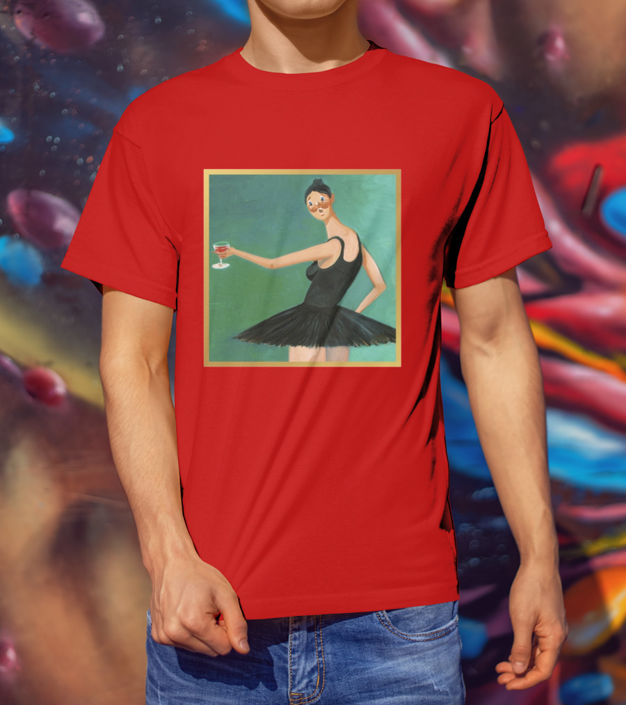 Kanye West My Beautiful Dark Twisted Fantasy Ballerina Cover Art T-Shirt