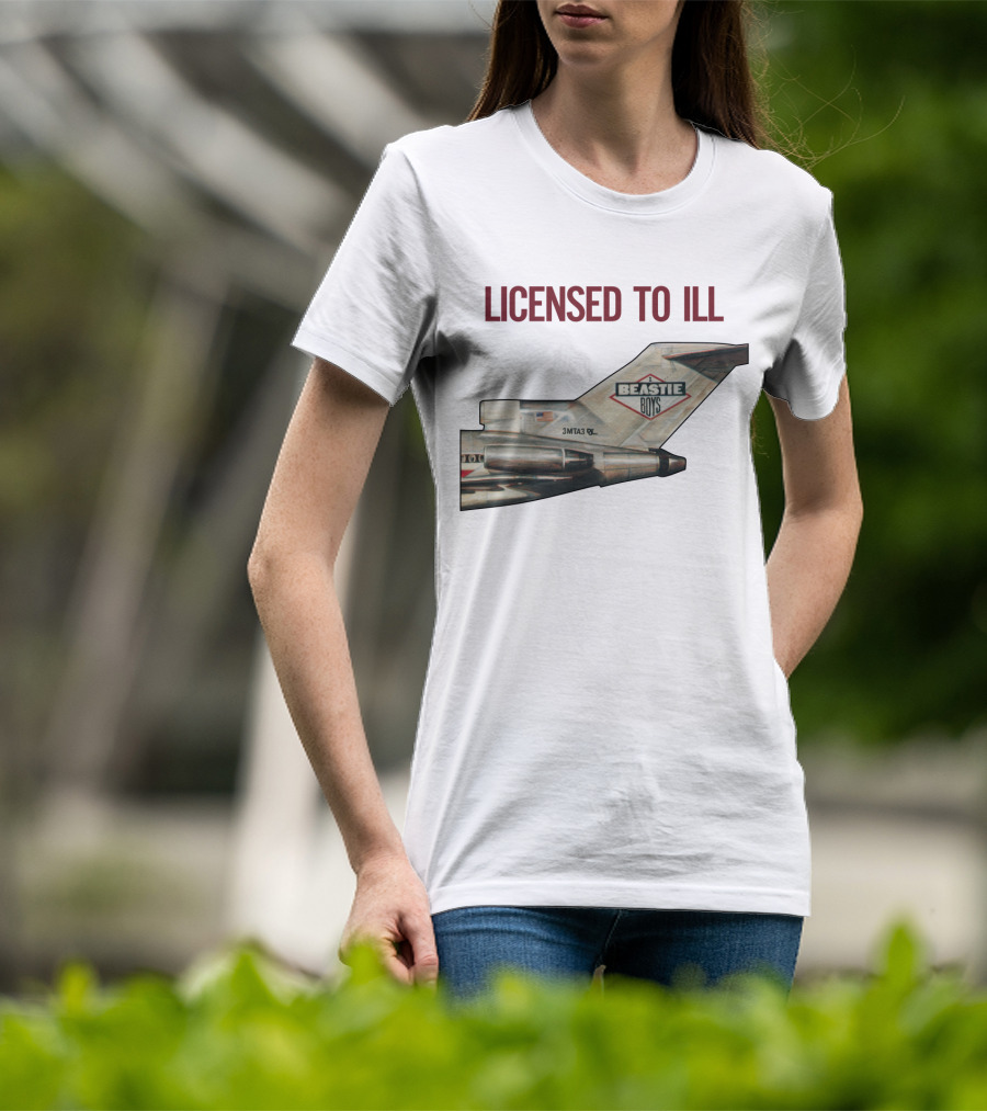 Beastie Boys Licensed To Ill Airplane Tail T-Shirt