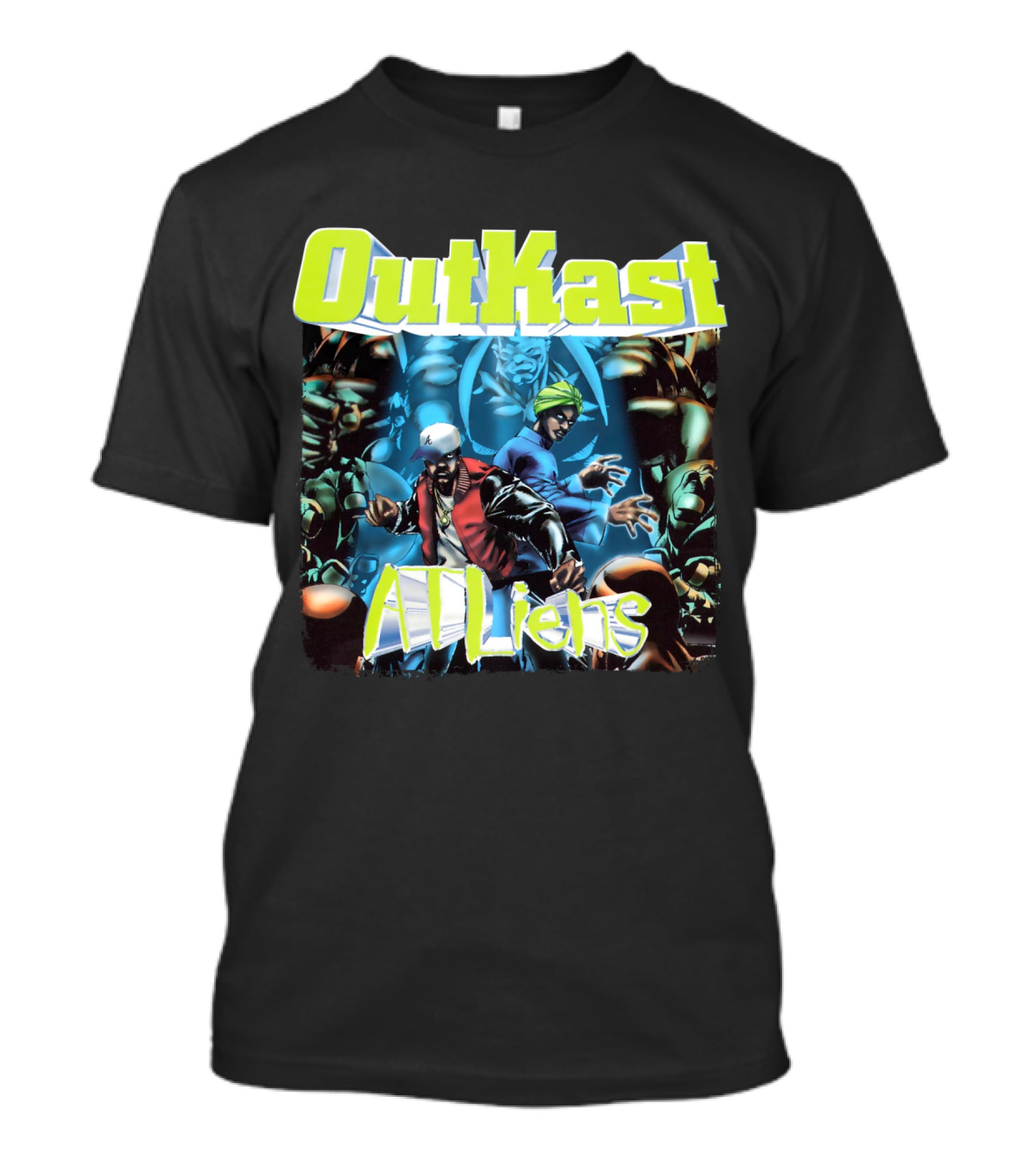 OutKast ATLiens Comic Style Iconic Album Cover T-Shirt