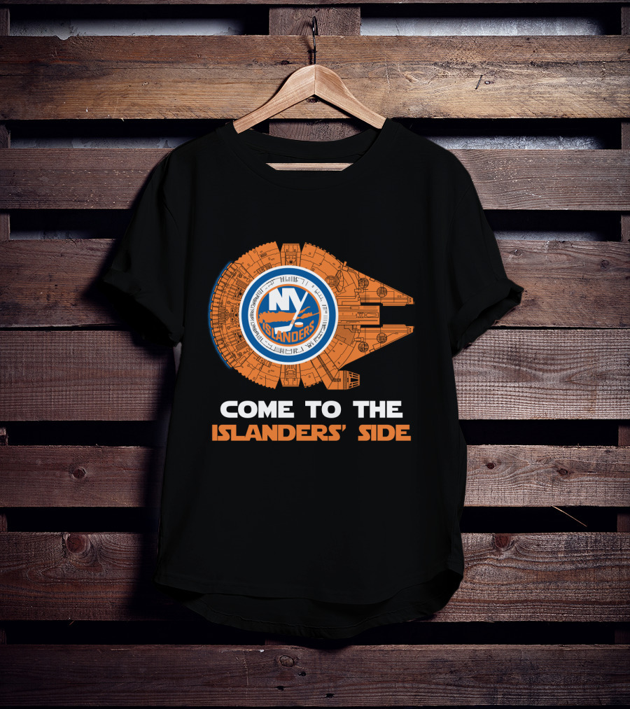 New York Islanders Millennium Falcon Come To The Islanders' Side T-Shirt