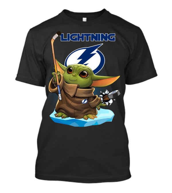 Tampa Bay Lightning Baby Yoda Hockey NHL T-Shirt