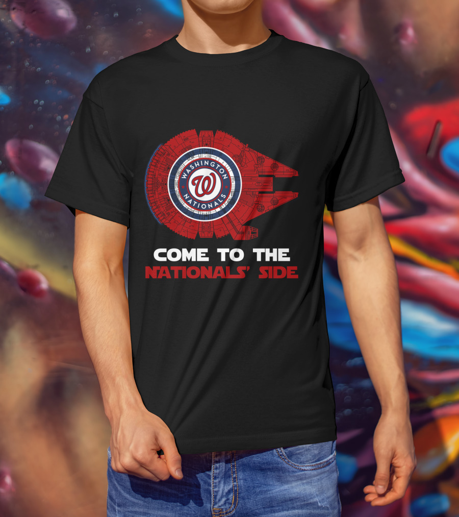 Washington Nationals Millennium Falcon Come To The Nationals' Side T-Shirt