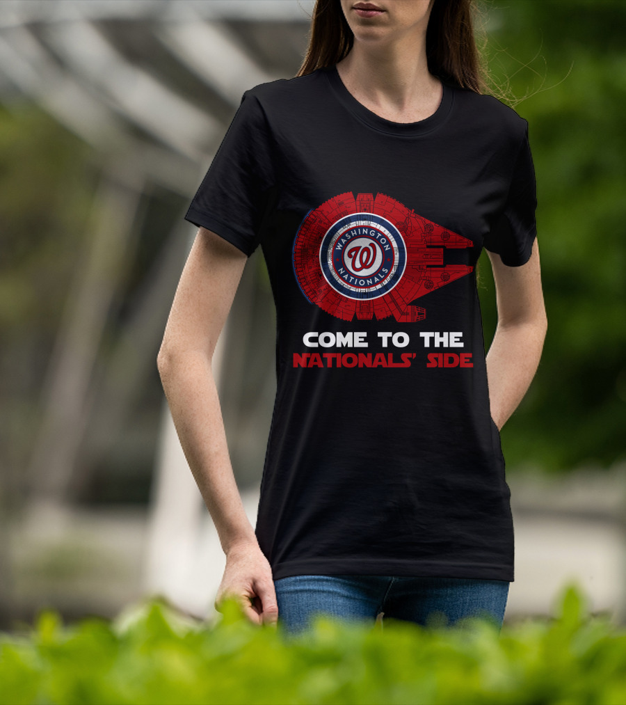 Washington Nationals Millennium Falcon Come To The Nationals' Side T-Shirt
