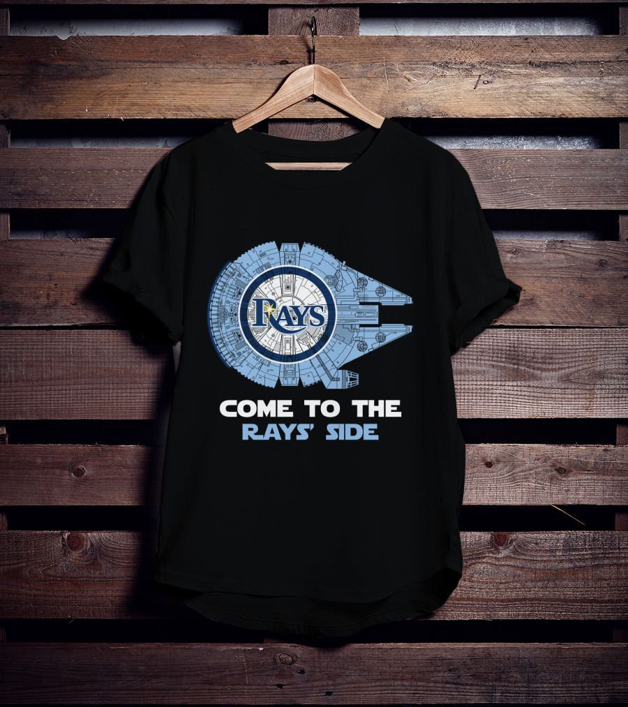 Tampa Bay Rays Come To The Rays' Side Millennium Falcon T-Shirt