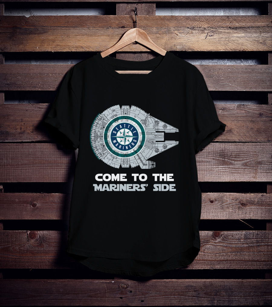 Seattle Mariners Millennium Falcon Come To The Mariners' Side T-Shirt