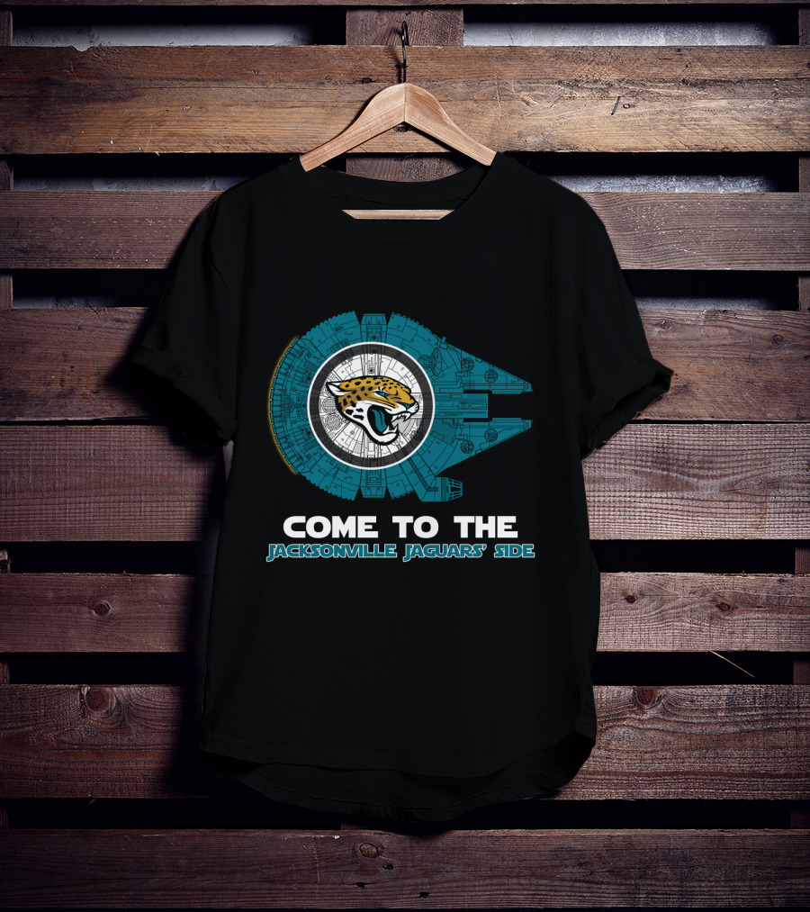 Jacksonville Jaguars Millennium Falcon Come To The Side T-Shirt
