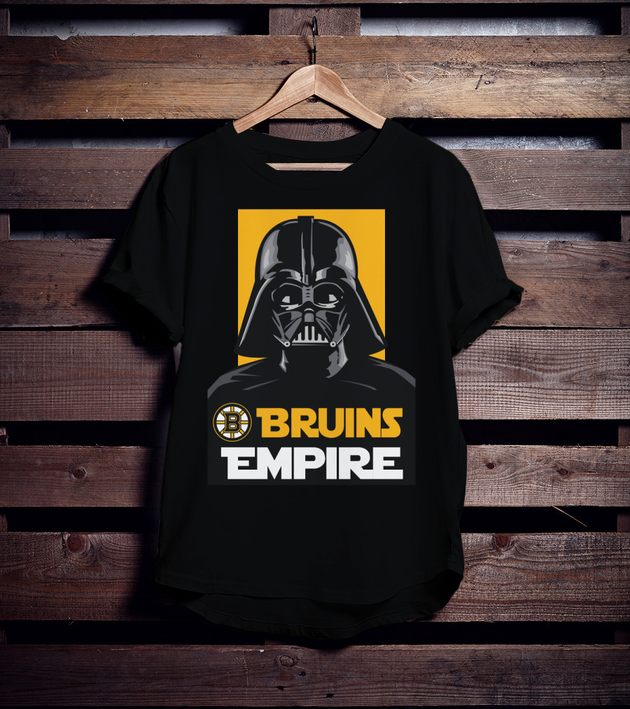 Bruins Empire Boston Bruins Darth Vader NHL T-Shirt