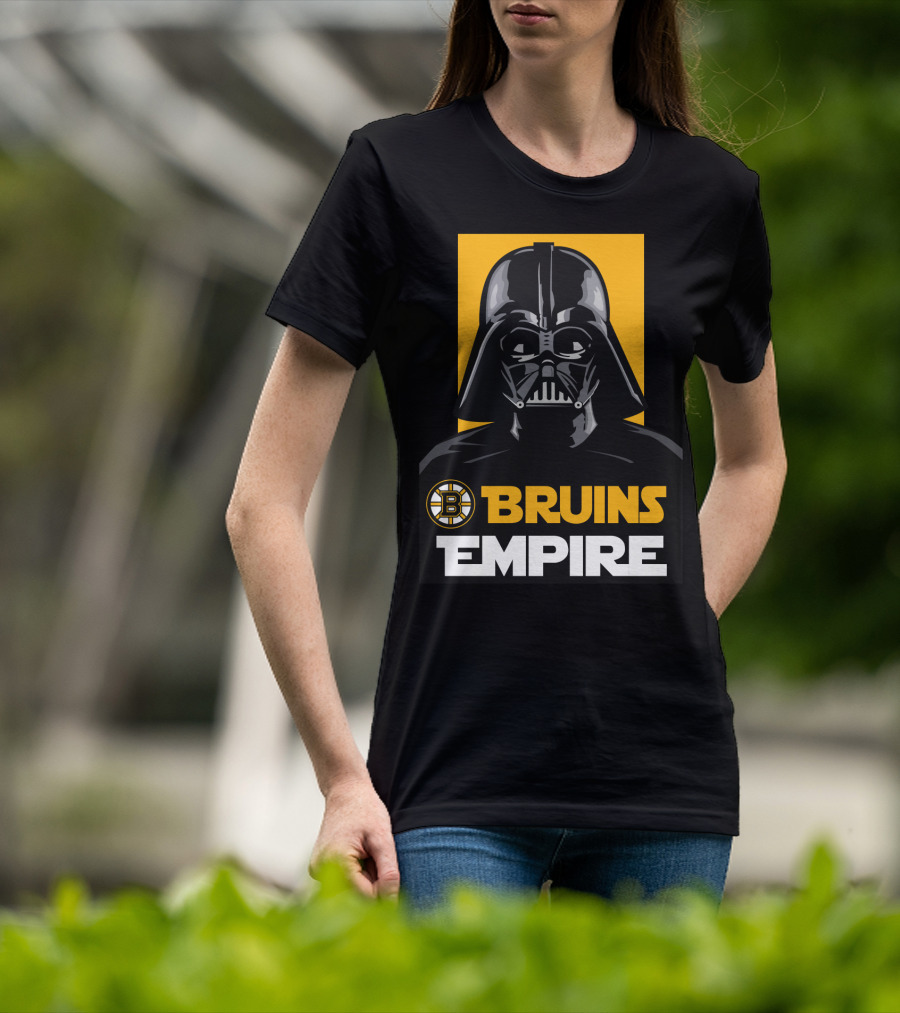 Bruins Empire Boston Bruins Darth Vader NHL T-Shirt