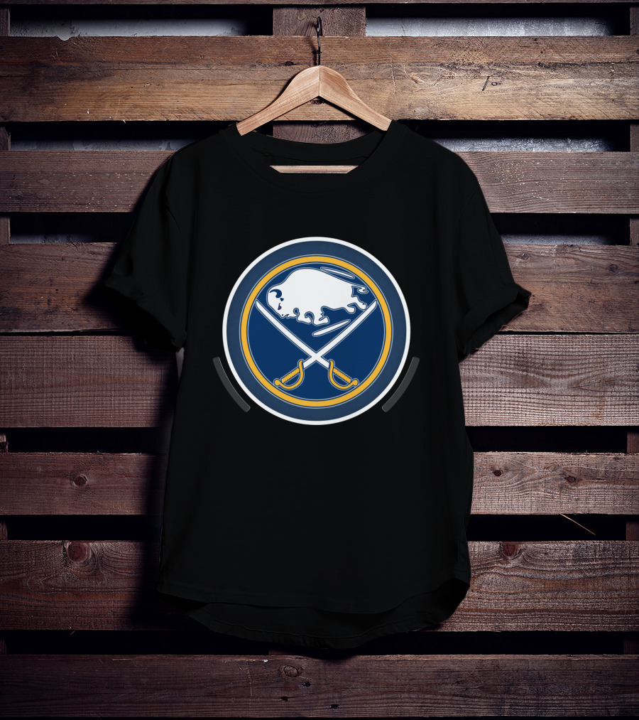 Buffalo Sabres Power Decal Logo NHL Team Emblem T-Shirt