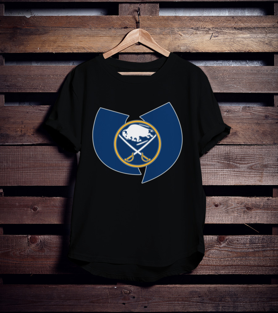Buffalo Sabres Wu-Tang Clan Logo Mashup T-Shirt