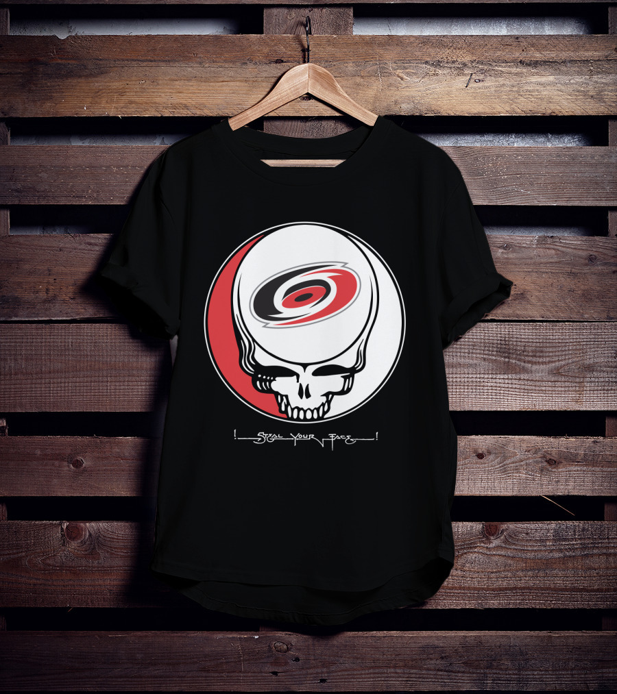 Steal Your Face Grateful Dead Carolina Hurricanes T-Shirt