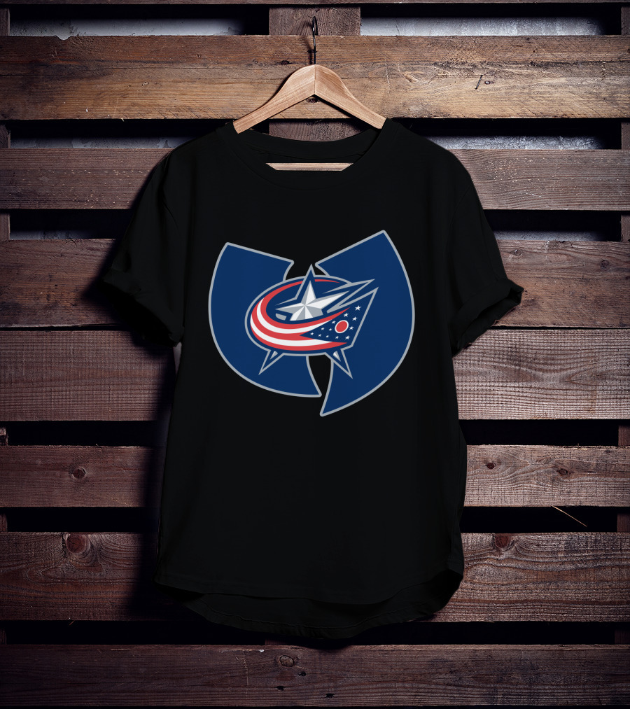 Columbus Blue Jackets Wu-Tang Clan Mashup T-Shirt