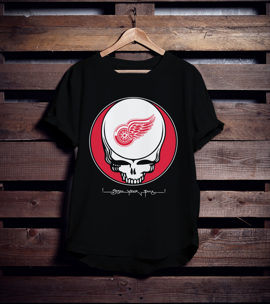 Grateful Dead Steal Your Face Detroit Red Wings T-Shirt