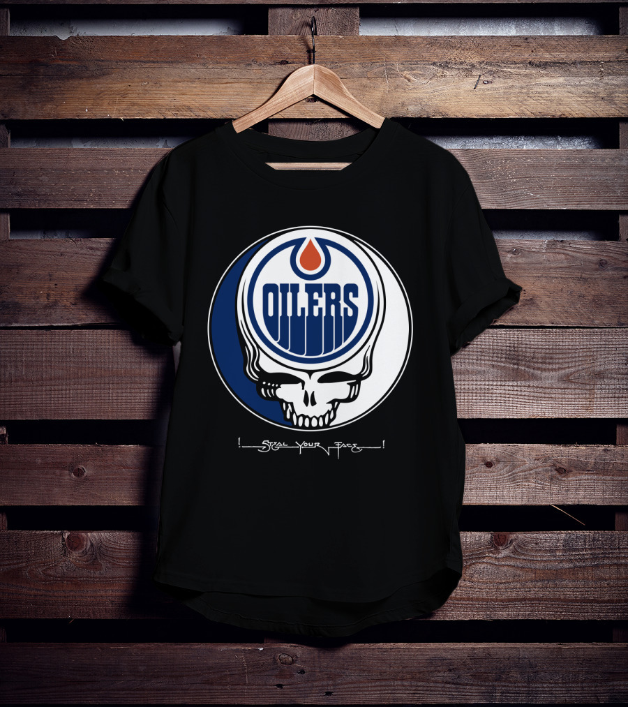Grateful Dead Steal Your Face Edmonton Oilers T-Shirt