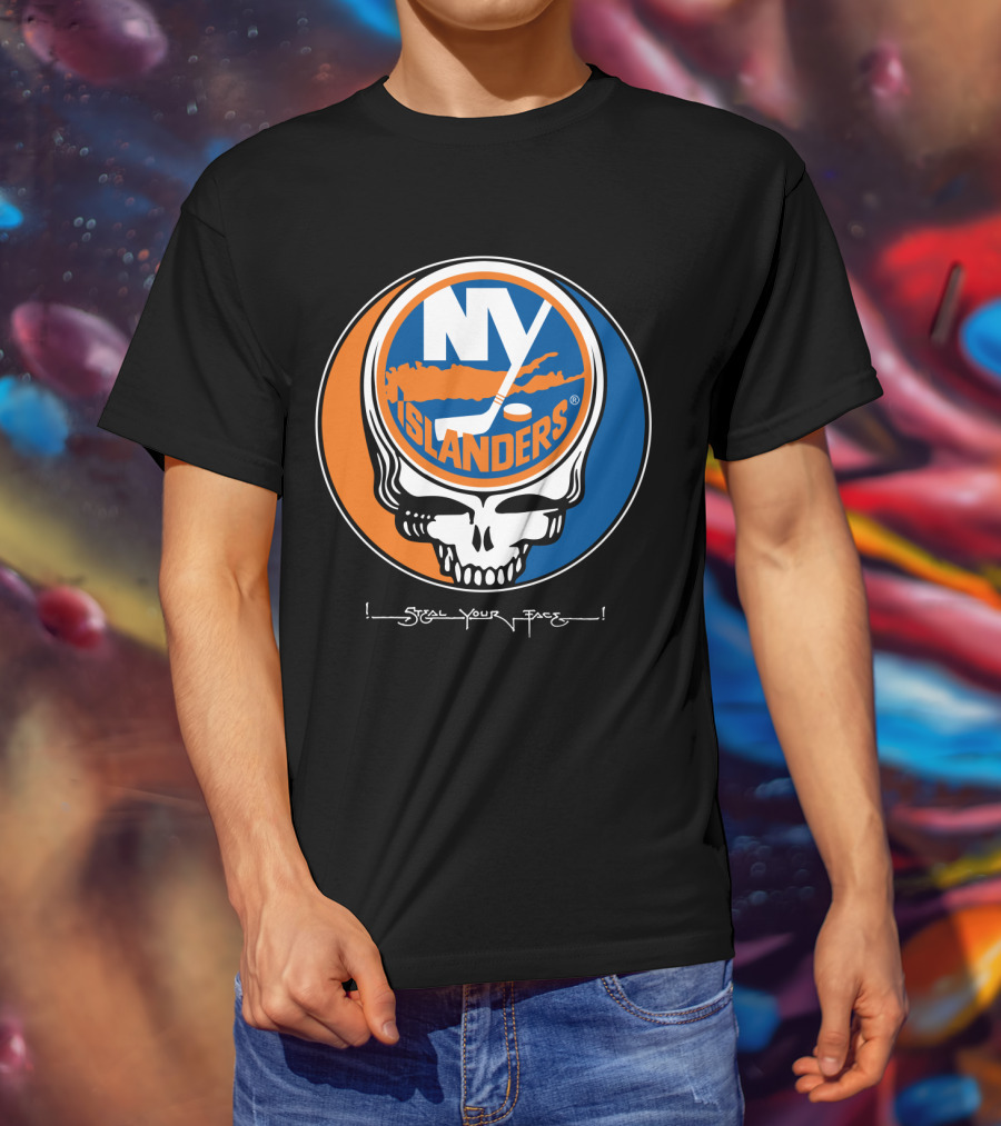Grateful Dead NY Islanders Steal Your Face T-Shirt
