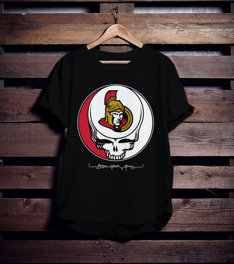 Steal Your Face Grateful Dead Ottawa Senators T-Shirt