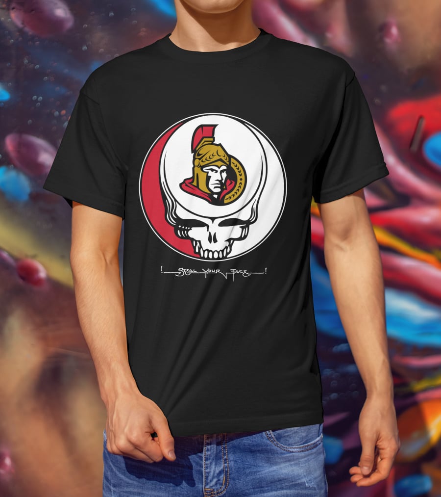 Steal Your Face Grateful Dead Ottawa Senators T-Shirt