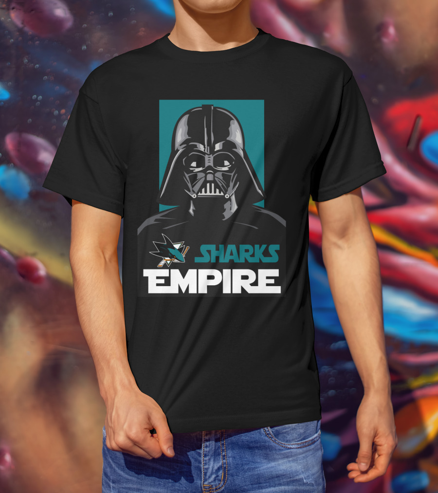 San Jose Sharks Empire Darth Vader NHL T-Shirt