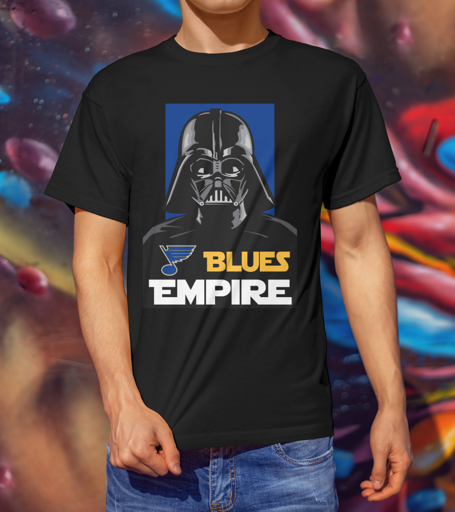 Blues Empire St Louis Darth Vader NHL T-Shirt