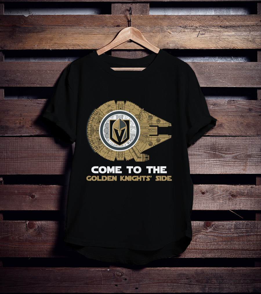 Come To The Golden Knights' Side Millennium Falcon T-Shirt