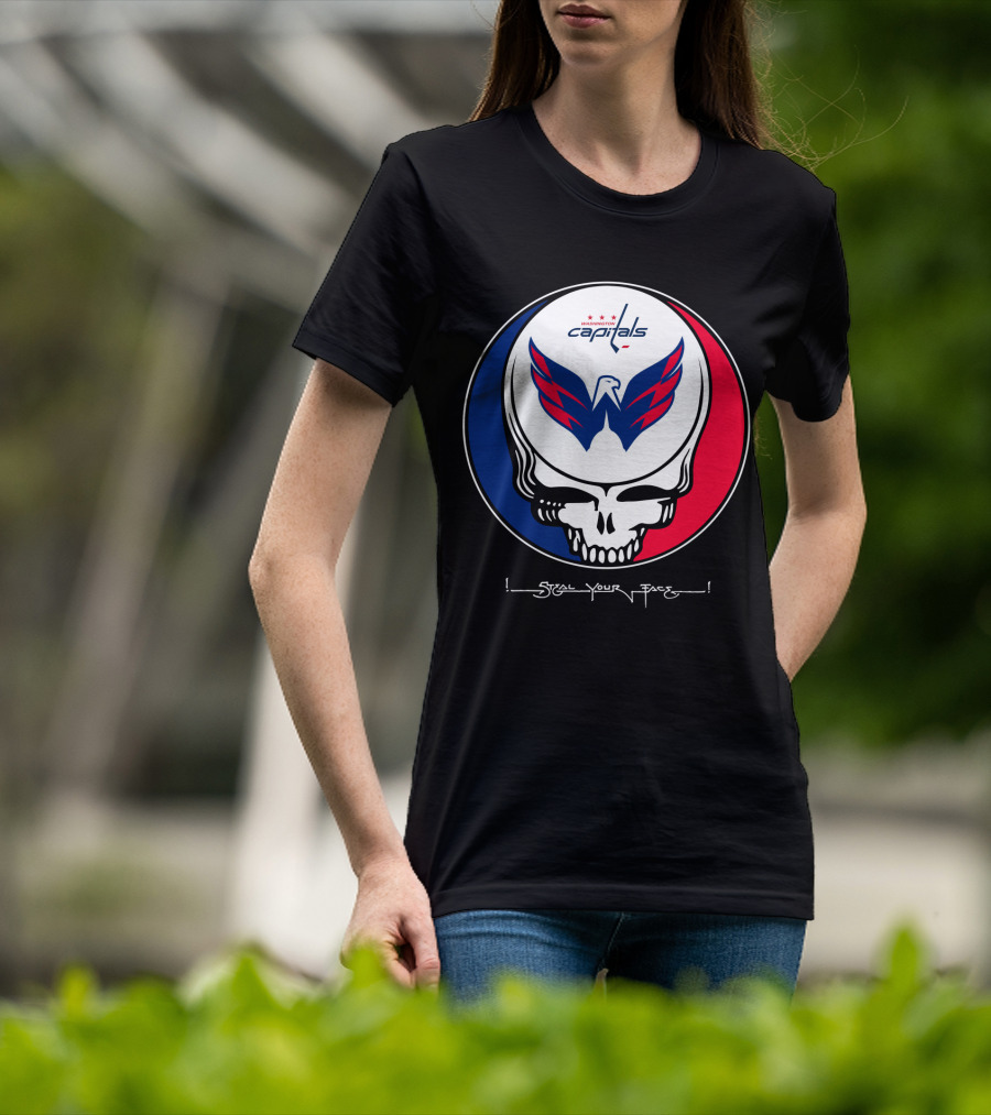 Grateful Dead Washington Capitals Steal Your Face T-Shirt