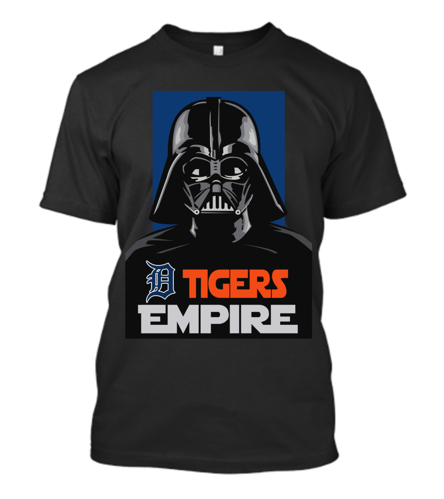Detroit Tigers Empire Darth Vader T-Shirt