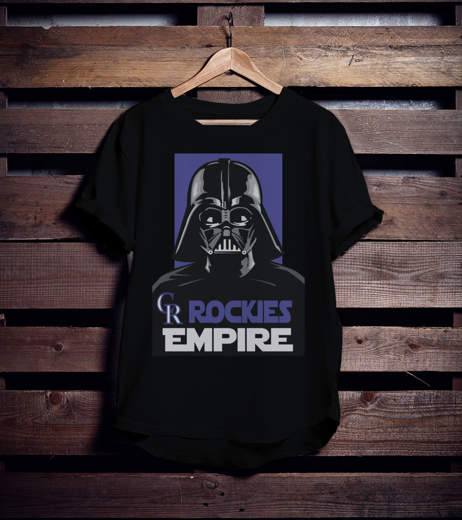 Colorado Rockies Empire Cr Darth Vader T-Shirt