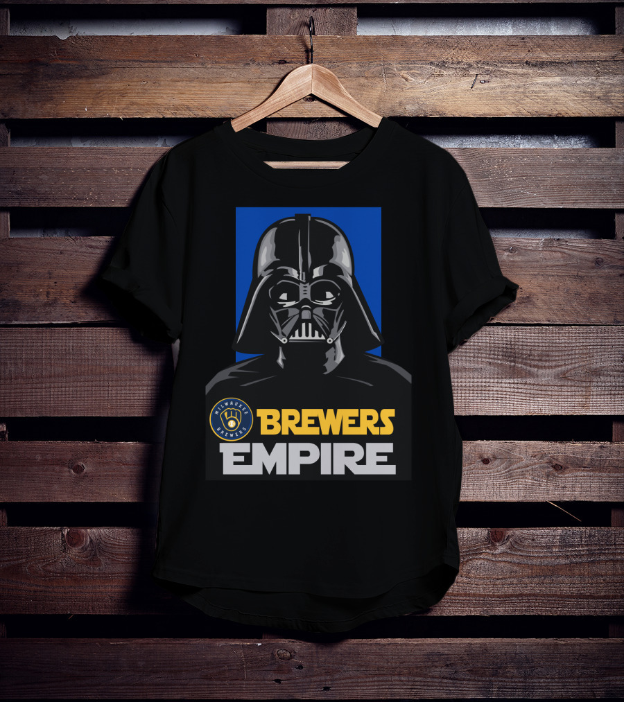 Milwaukee Brewers Darth Vader Empire T-Shirt