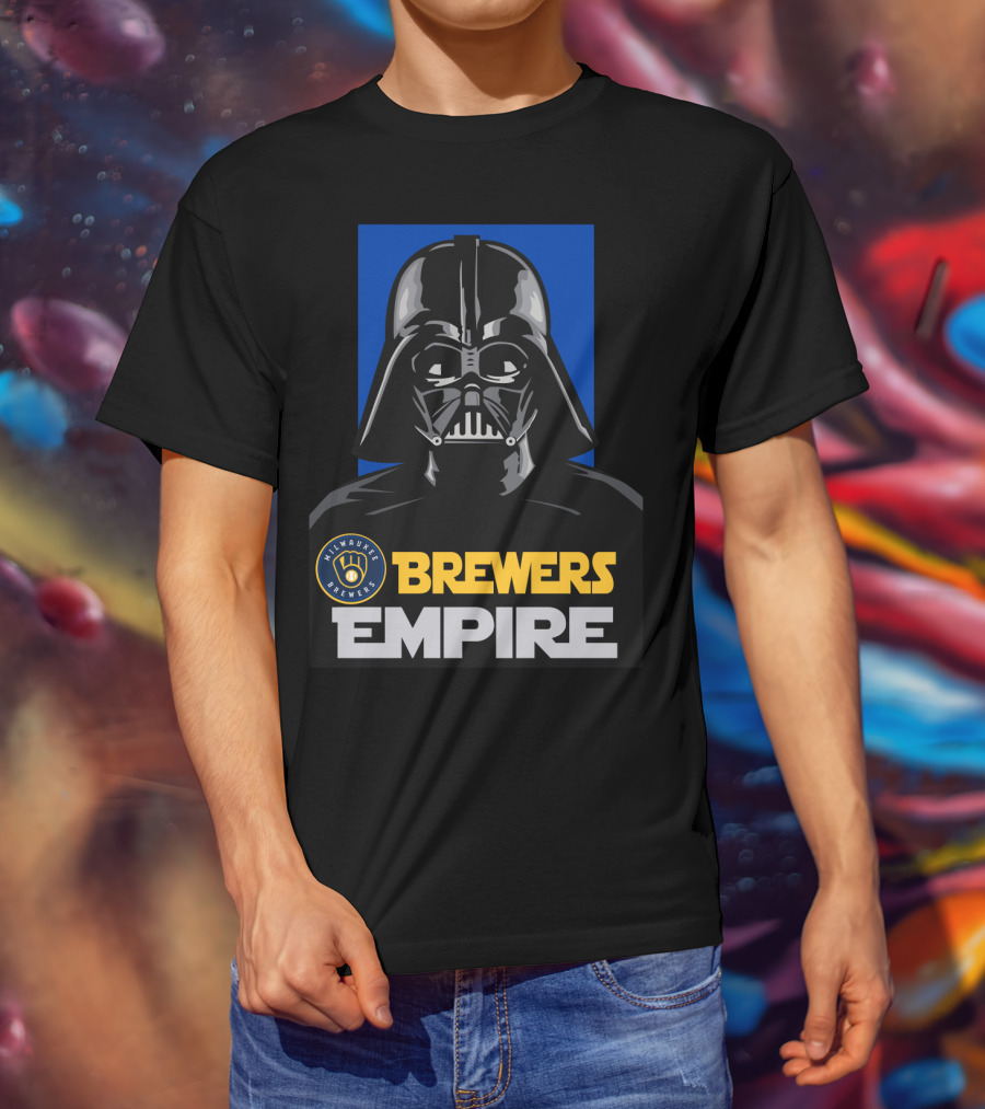 Milwaukee Brewers Darth Vader Empire T-Shirt