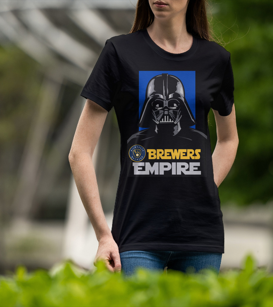 Milwaukee Brewers Darth Vader Empire T-Shirt