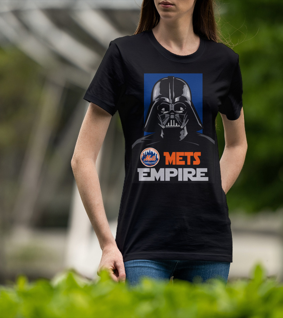 Mets Empire Darth Vader New York Sports Theme T-Shirt