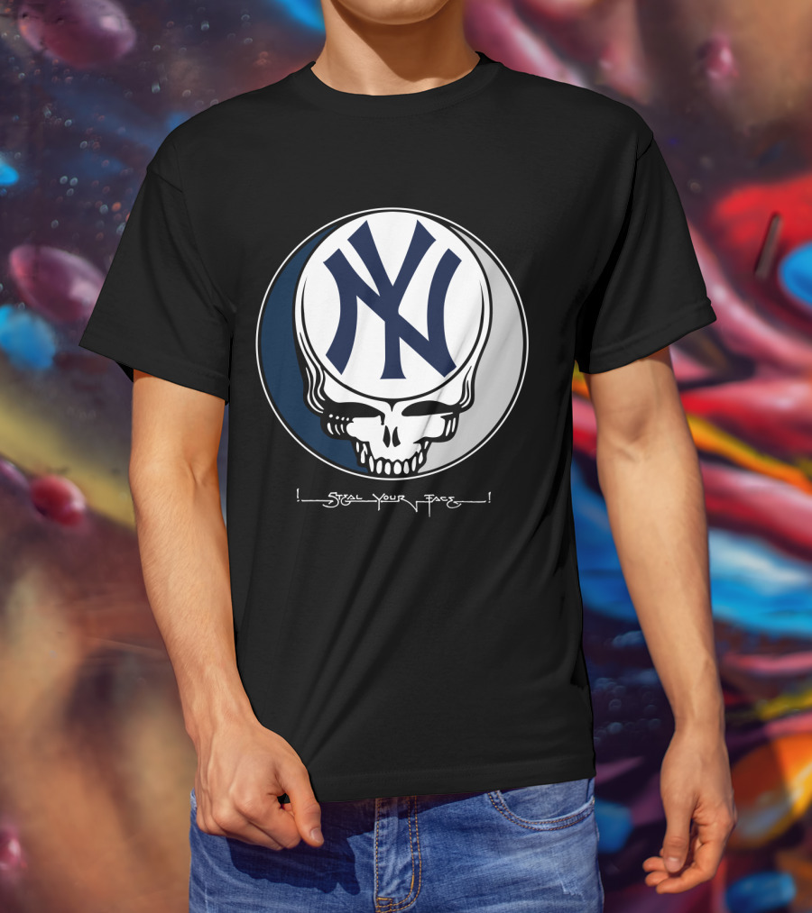 Grateful Dead Steal Your Face New York Yankees T-Shirt