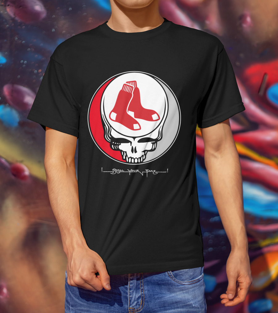 Grateful Dead Steal Your Face Boston Red Sox T-Shirt