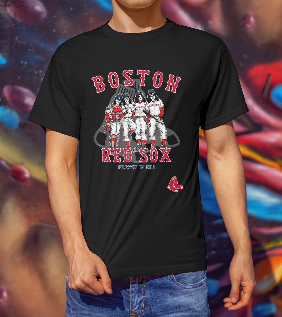 Boston Red Sox KISS Dressed To Kill T-Shirt