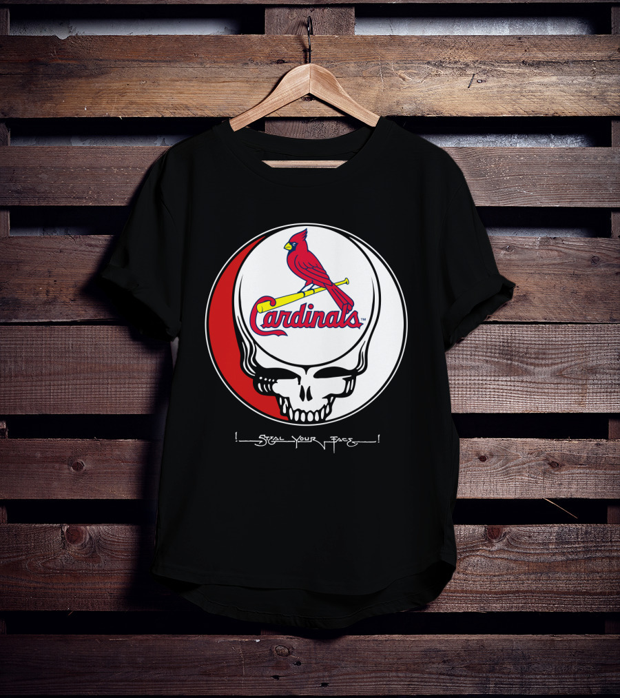 GRATEFUL DEAD St. Louis Cardinals Steal Your Face T-Shirt