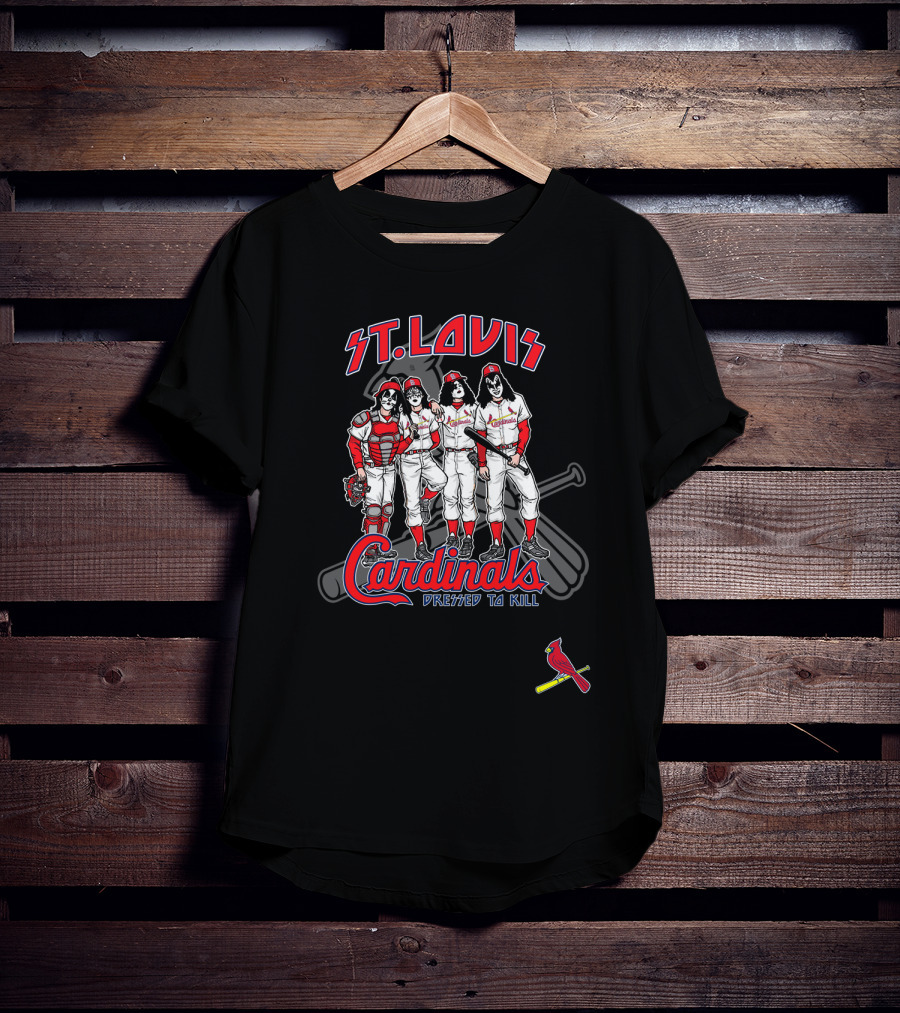 St. Louis Cardinals KISS Dressed To Kill T-Shirt