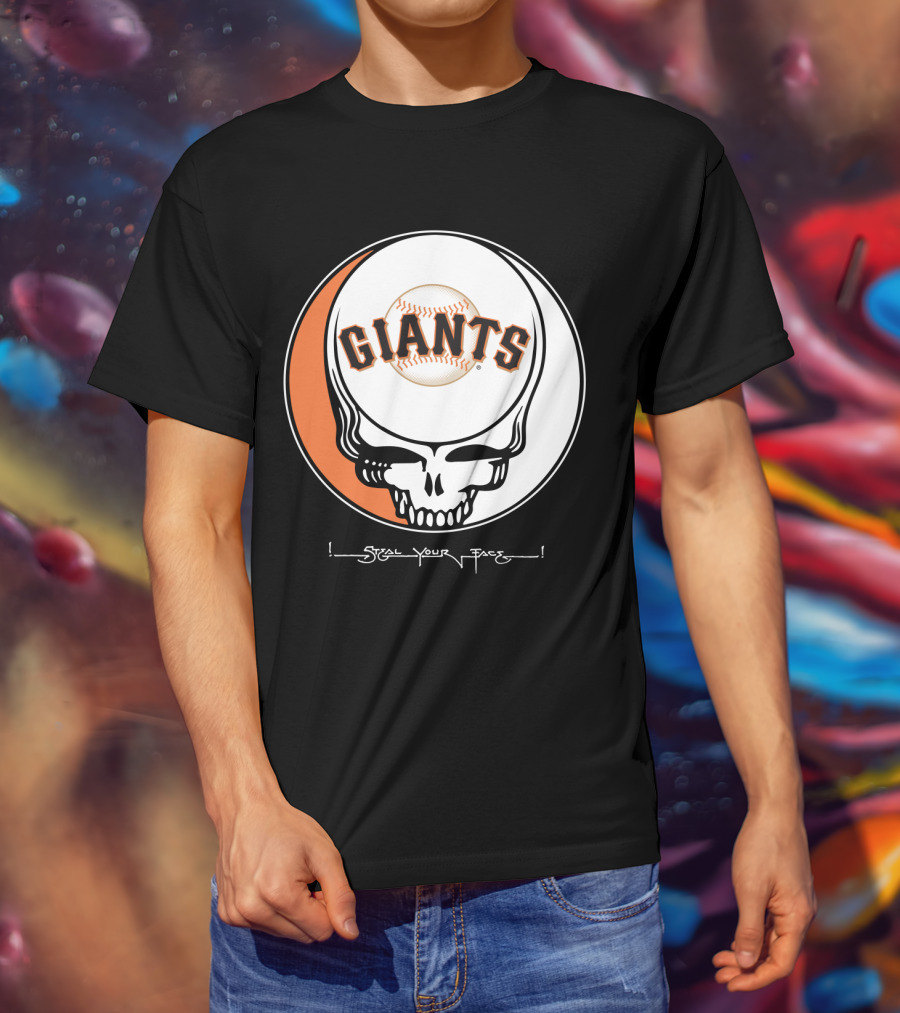 GRATEFUL DEAD San Francisco Giants Steal Your Face T-Shirt