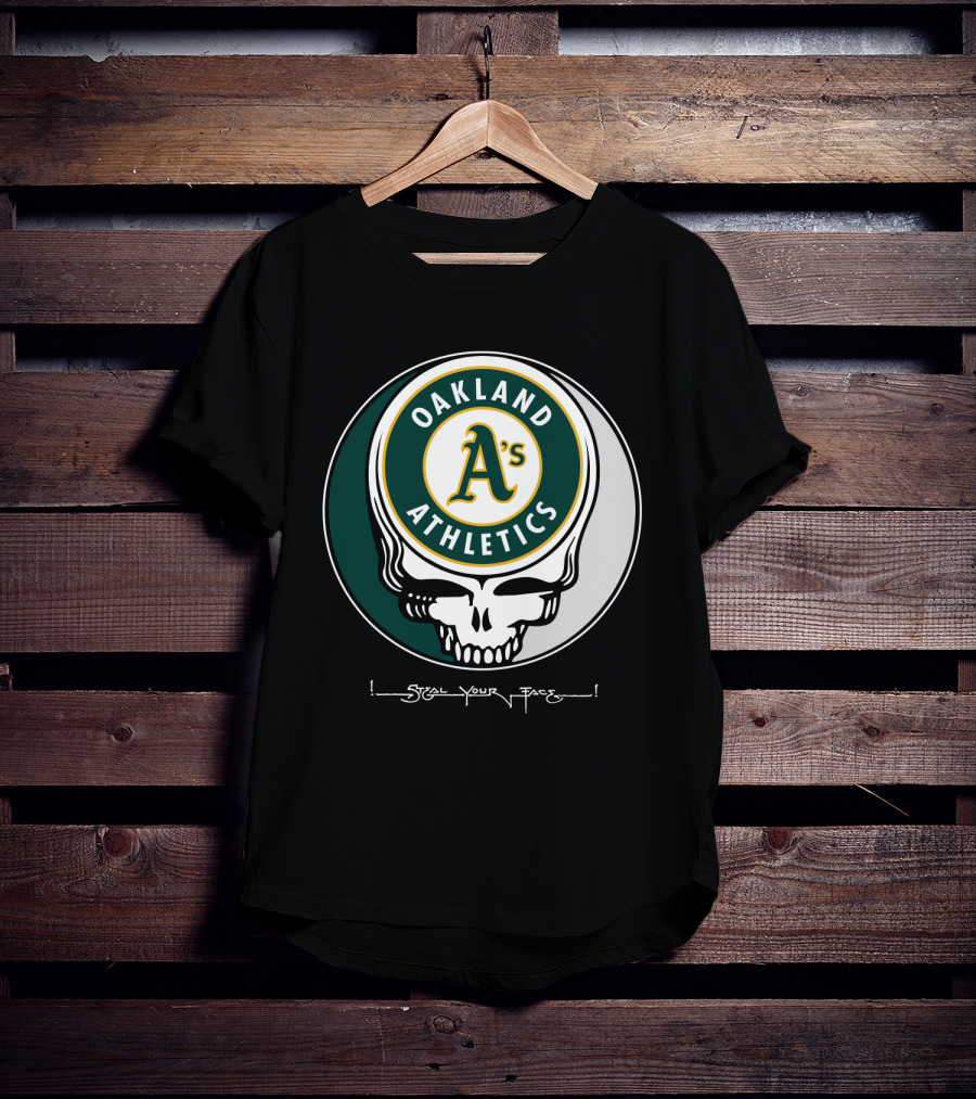 GRATEFUL DEAD Oakland Athletics Steal Your Face T-Shirt